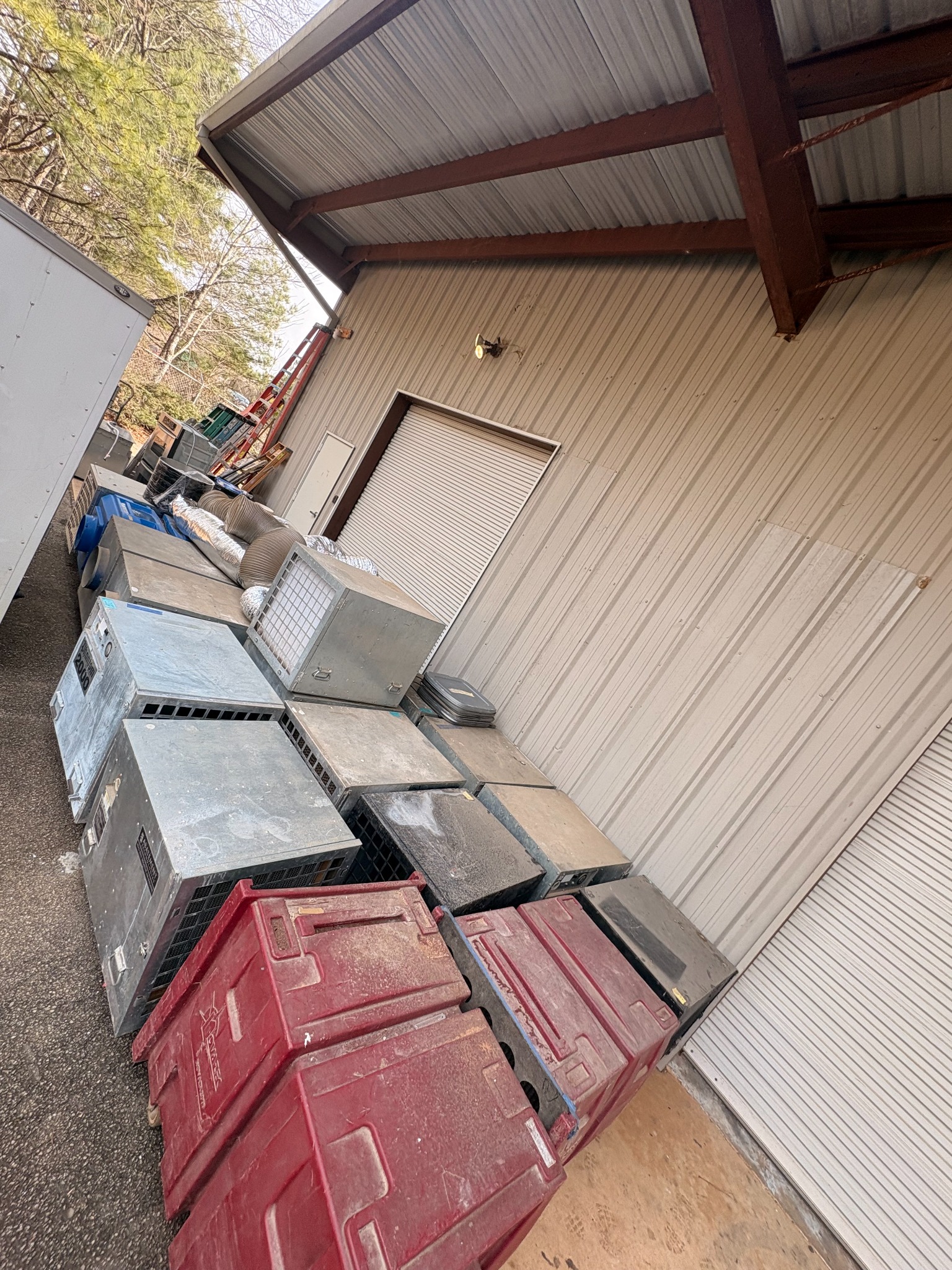 Commercial equipment removal job