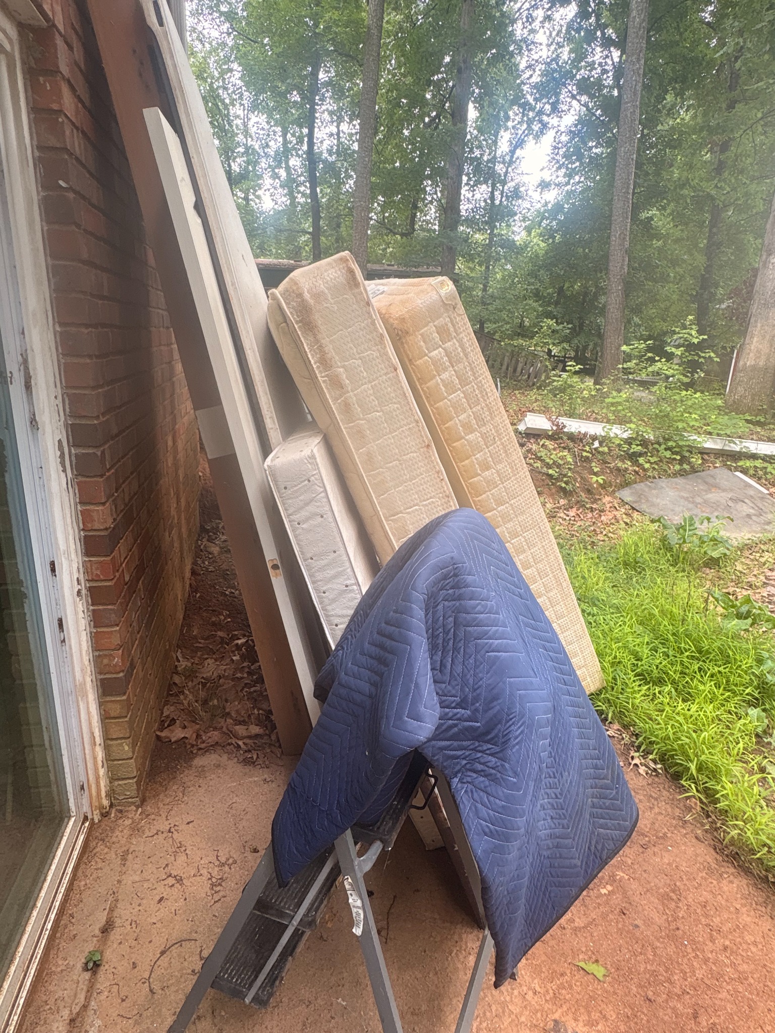 Furniture prepared for junk removal